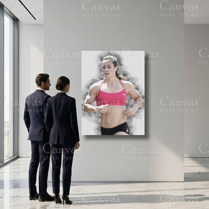 Camille Leblanc Sports Canvas Artwork