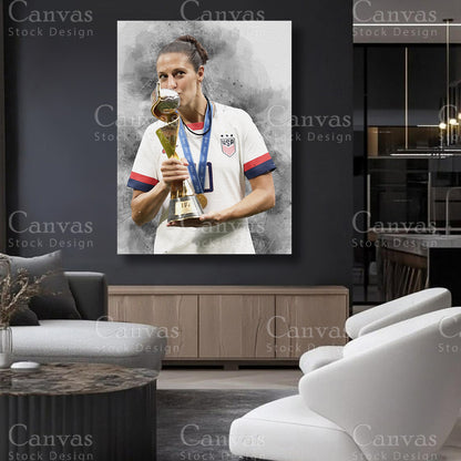 Carli Lloyd Canvas Art for Refined Interiors