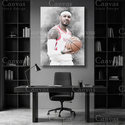Carmelo Anthony NBA canvas art
