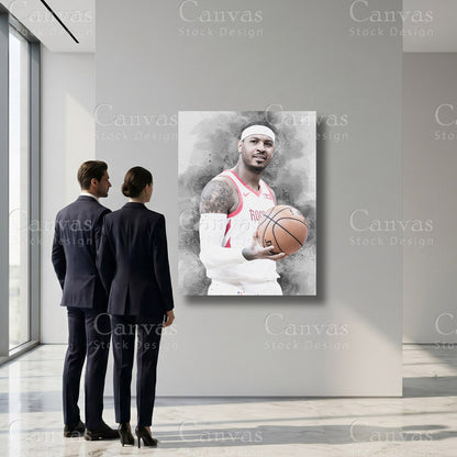 Carmelo Anthony basketball wall decor