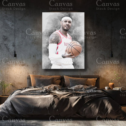 Luxury Carmelo Anthony canvas wall art