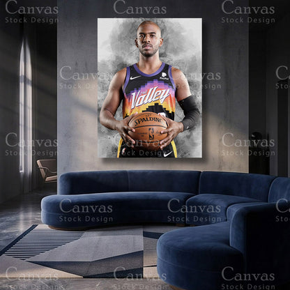 Chris Paul basketball artwork