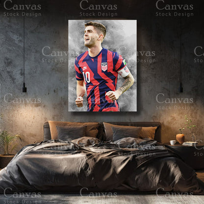 Christian Pulisic Premium Football Wall Art
