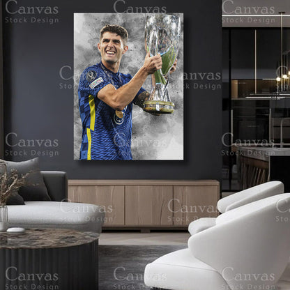 Christian Pulisic Canvas Art for Refined Interiors