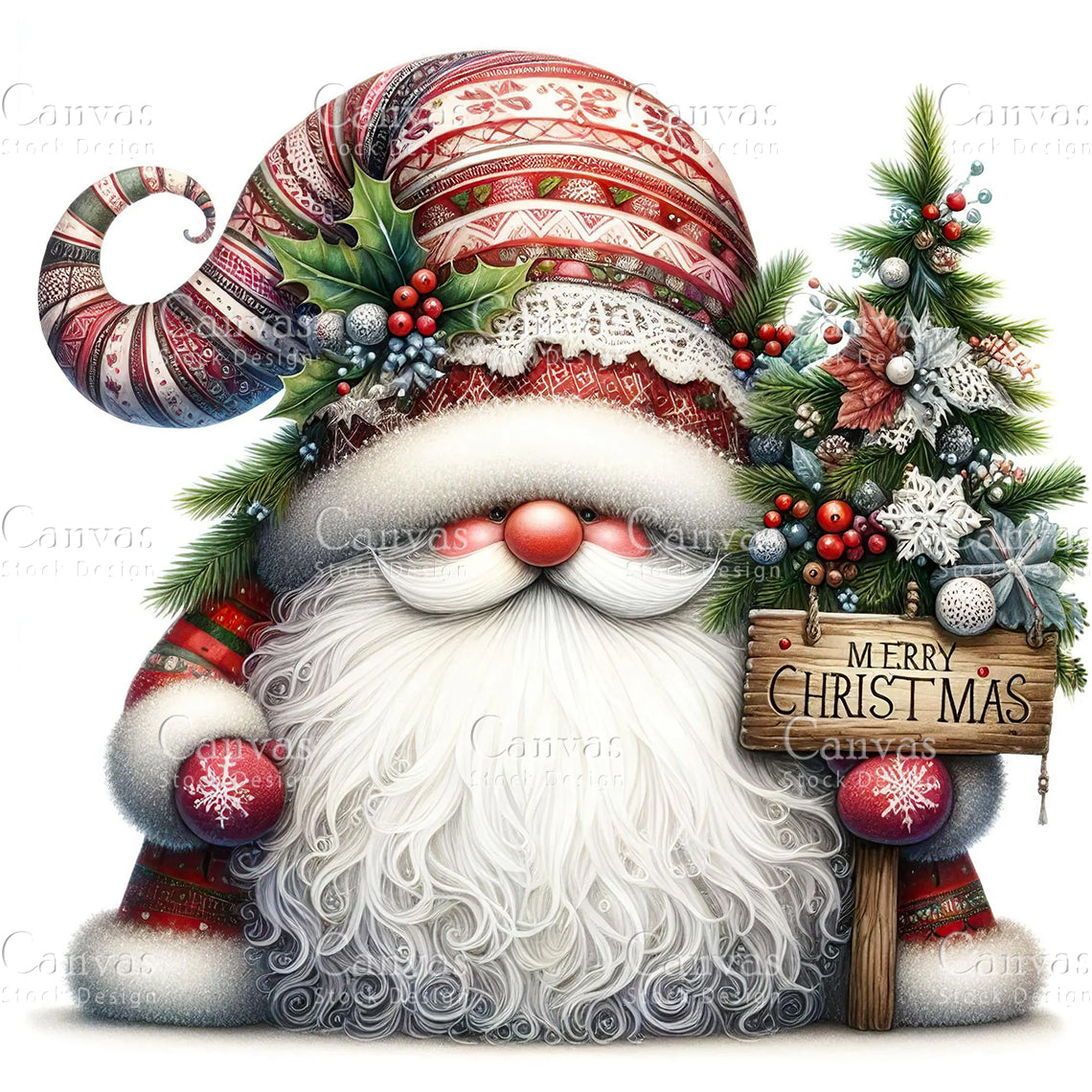 Christmas Santa, Watercolor, Jpgs, Bundle, Junk Journal, Christmas, Christmas Clipart, Digital Download