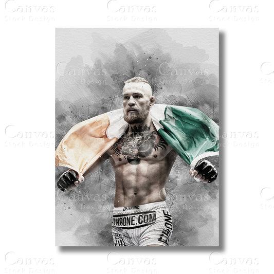 Conor McGregor Iconic MMA Canvas Wall Art