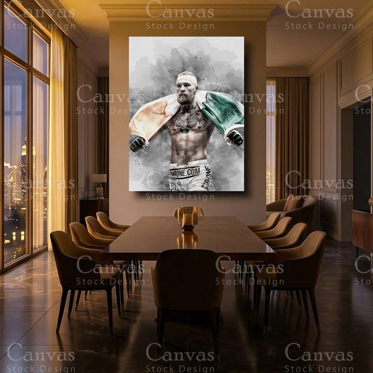 Conor McGregor premium MMA wall decor