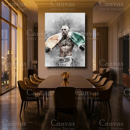 Conor McGregor premium MMA wall decor
