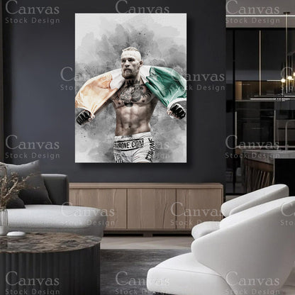 Conor McGregor athlete canvas artwork