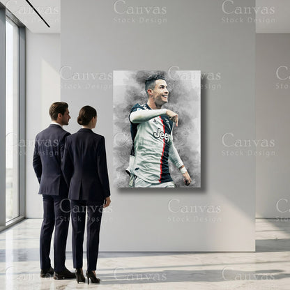 Cristiano Ronaldo Soccer Sports Wall Art