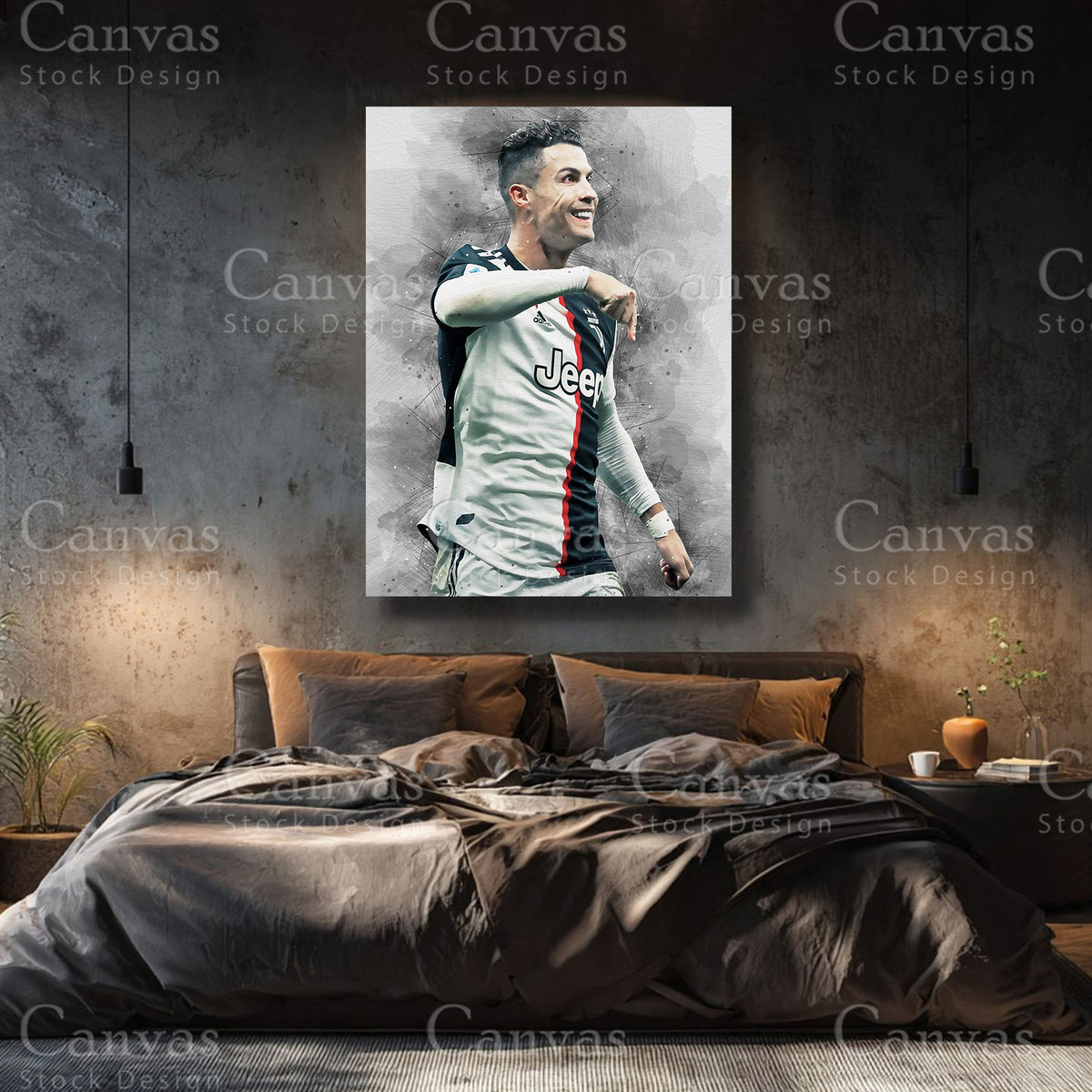 Cristiano Ronaldo Premium Soccer Wall Art