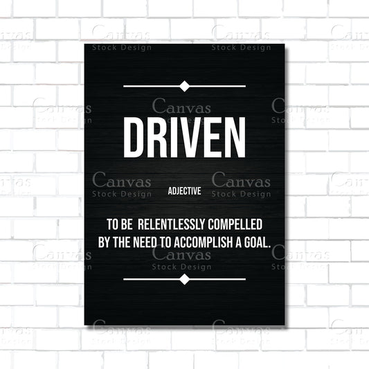 Driven Definition Wall Art