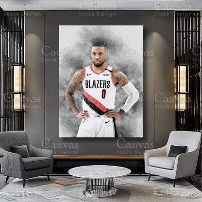 Damian Lillard premium sports decor