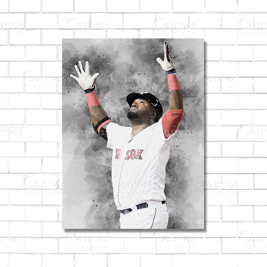 David Ortiz Canvas Wall Art