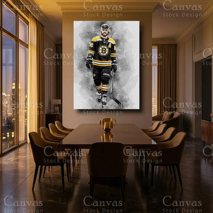 David Pastrnak Luxury Hockey Wall Art