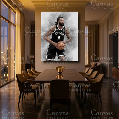 DeAndre Jordan framed canvas artwork