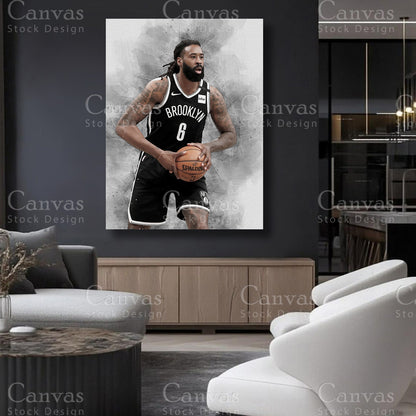 DeAndre Jordan basketball player wall art