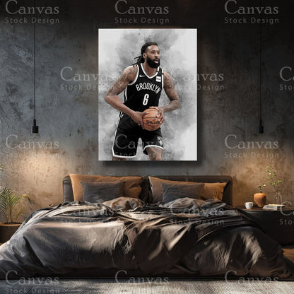 Luxury DeAndre Jordan canvas wall art