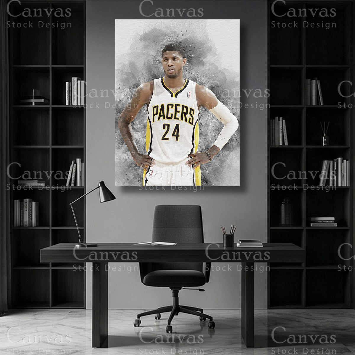 DeMarcus Cousins NBA canvas art