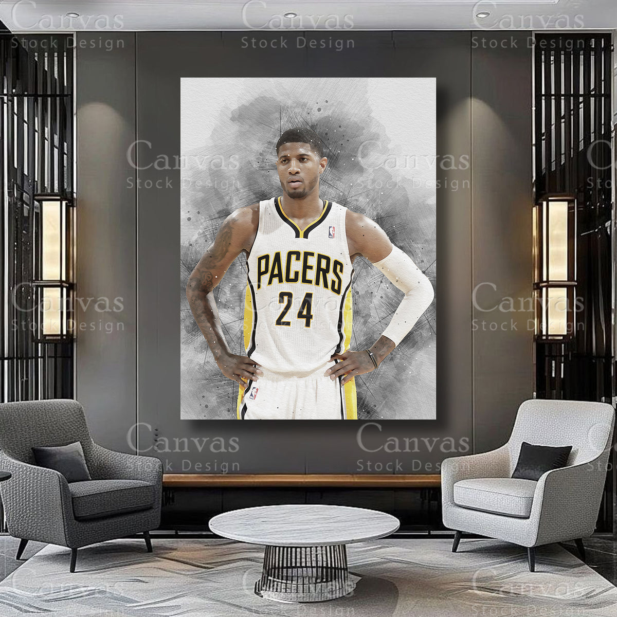 DeMarcus Cousins premium sports wall art