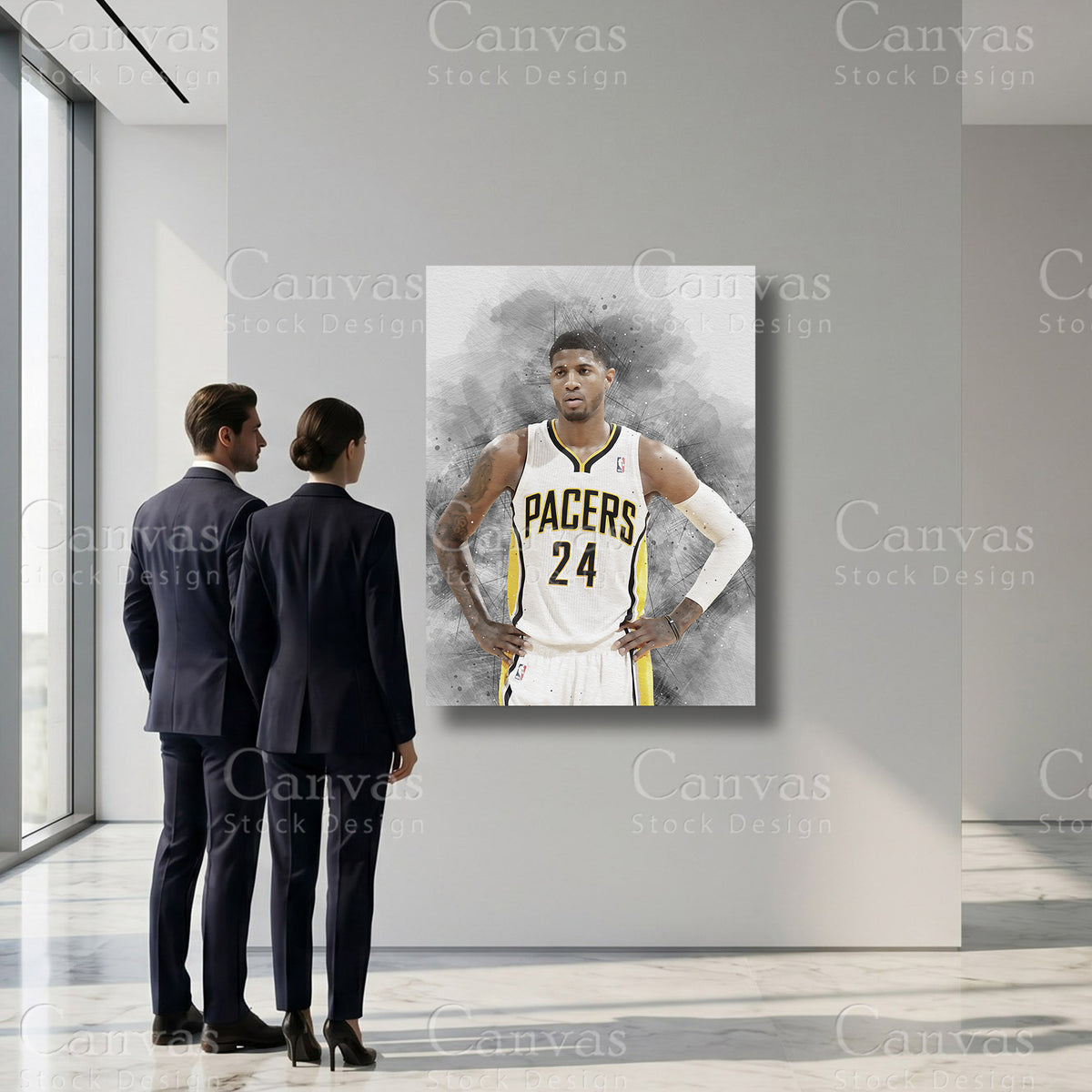 DeMarcus Cousins basketball wall decor