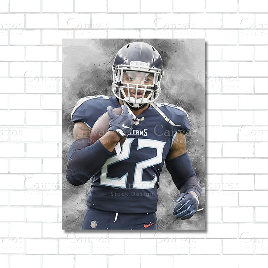 Derrick Henry Canvas Wall Art