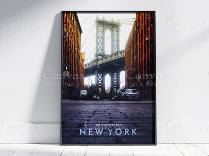 New York United States Poster Digital