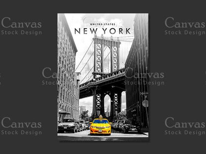 New York United States Poster Digital