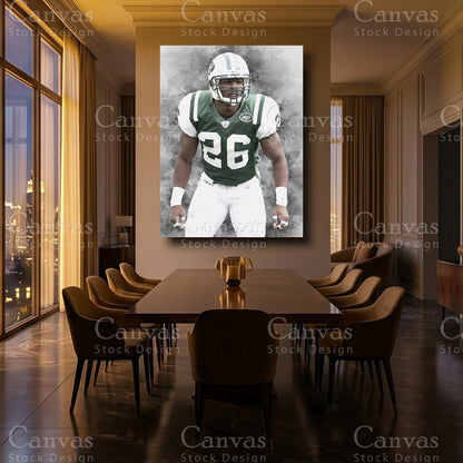 Erik Coleman safety position themed sports wall art
