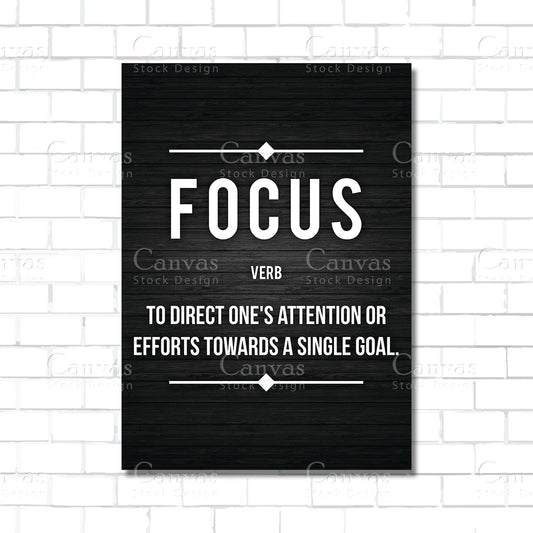 Focus Definition Wall Art
