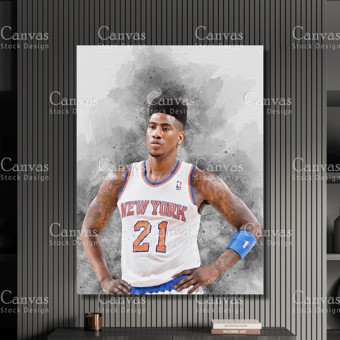 Iman Shumpert Poster, Kids Wall Decor, Basketball Fan, Man Cave Gift for Him - Her, Sports Canvas Wall Art