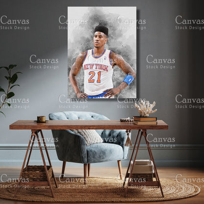 Iman Shumpert Poster, Kids Wall Decor, Basketball Fan, Man Cave Gift for Him - Her, Sports Canvas Wall Art