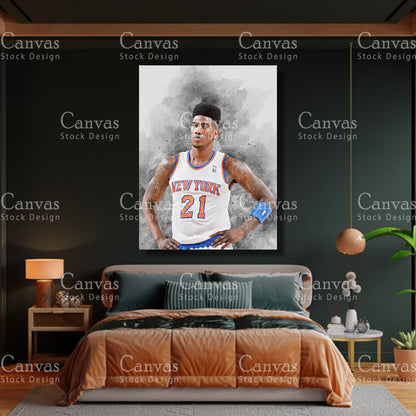 Iman Shumpert Poster, Kids Wall Decor, Basketball Fan, Man Cave Gift for Him - Her, Sports Canvas Wall Art