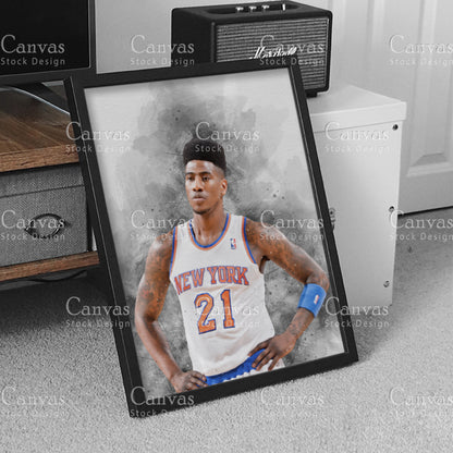 Iman Shumpert Poster, Kids Wall Decor, Basketball Fan, Man Cave Gift for Him - Her, Sports Canvas Wall Art