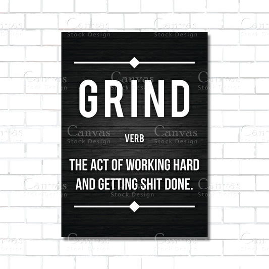 Grind Definition Wall Art