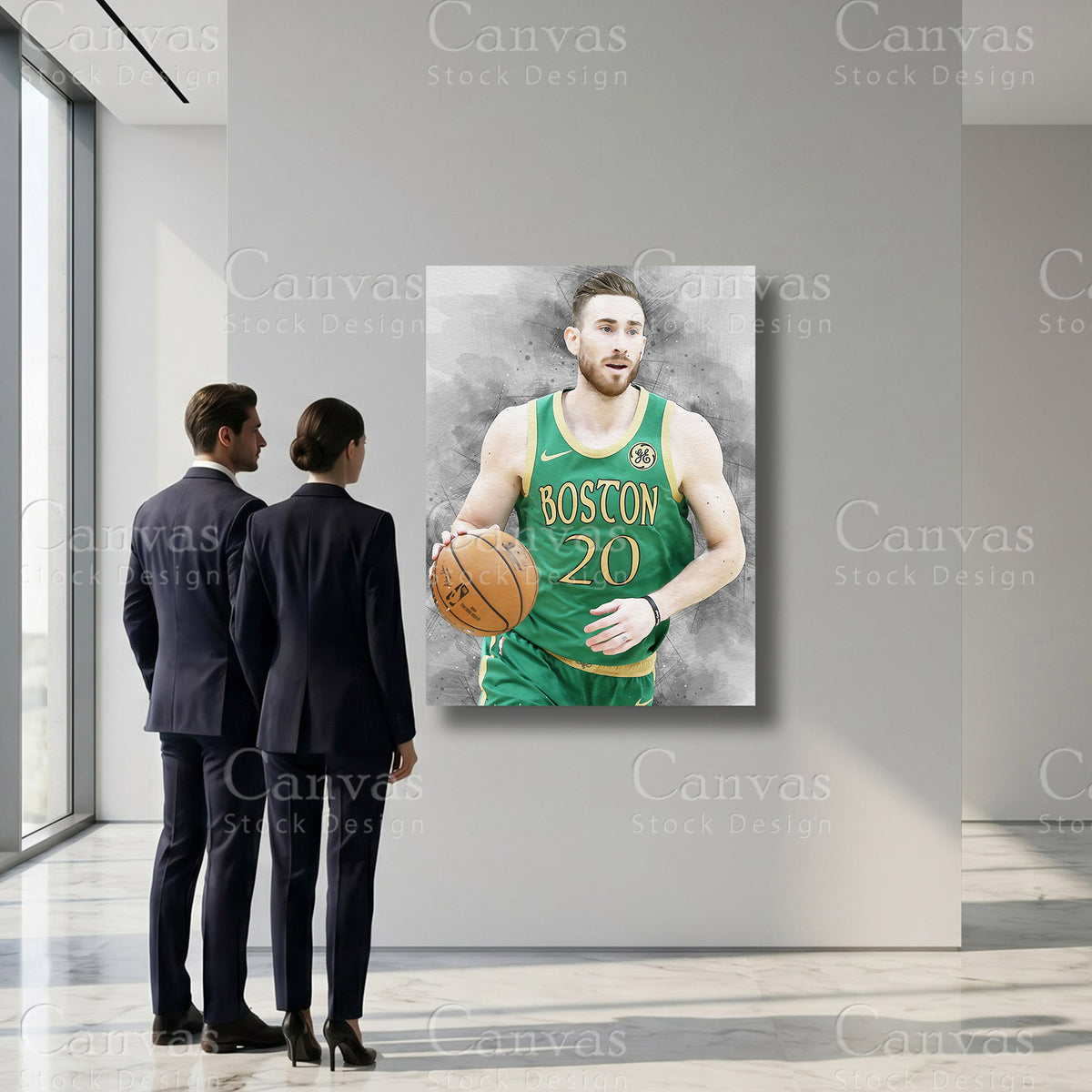 Gordon Hayward basketball wall decor