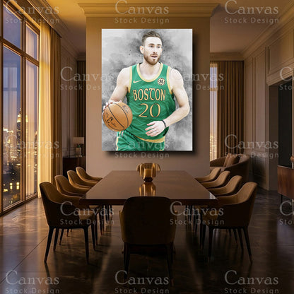 Gordon Hayward framed canvas artwork