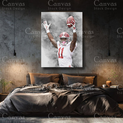 Henry Ruggs canvas print for a modern sports collection