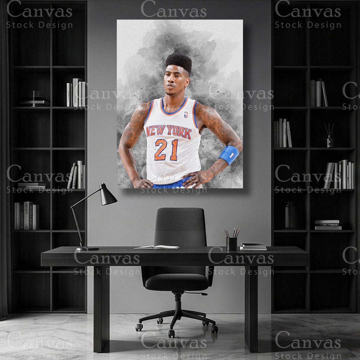 Iman Shumpert NBA canvas art