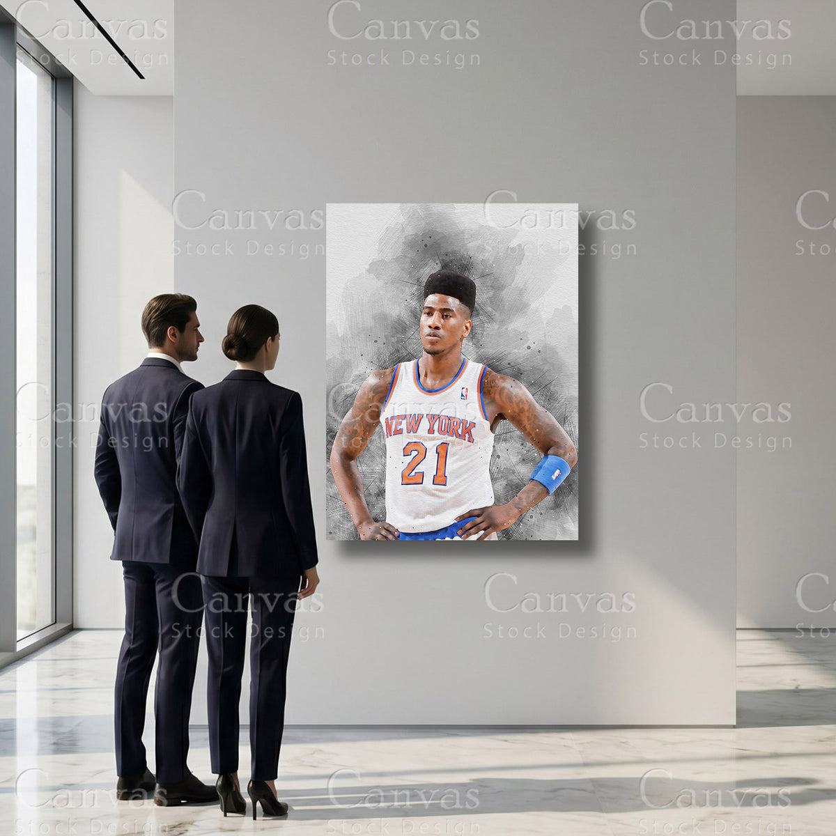 Iman Shumpert basketball wall decor