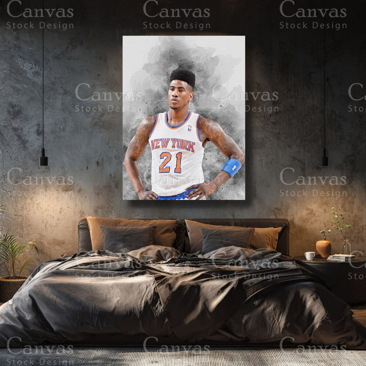 Luxury Iman Shumpert canvas wall art