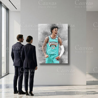 Ja Morant basketball wall decor