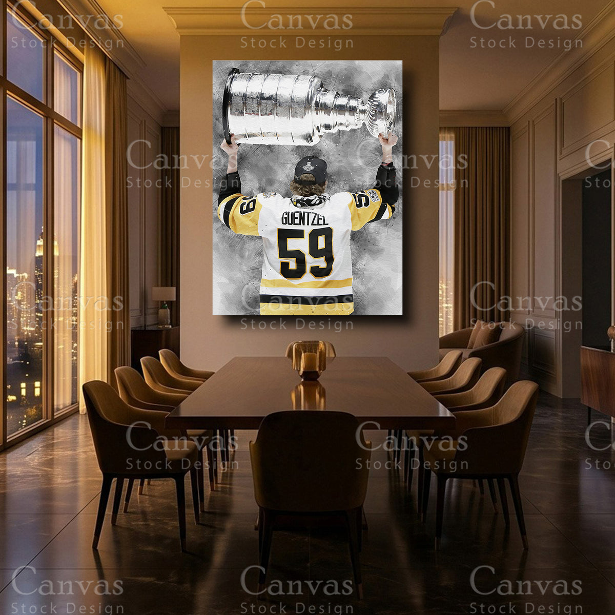 Jake Guentzel Luxury Hockey Wall Art