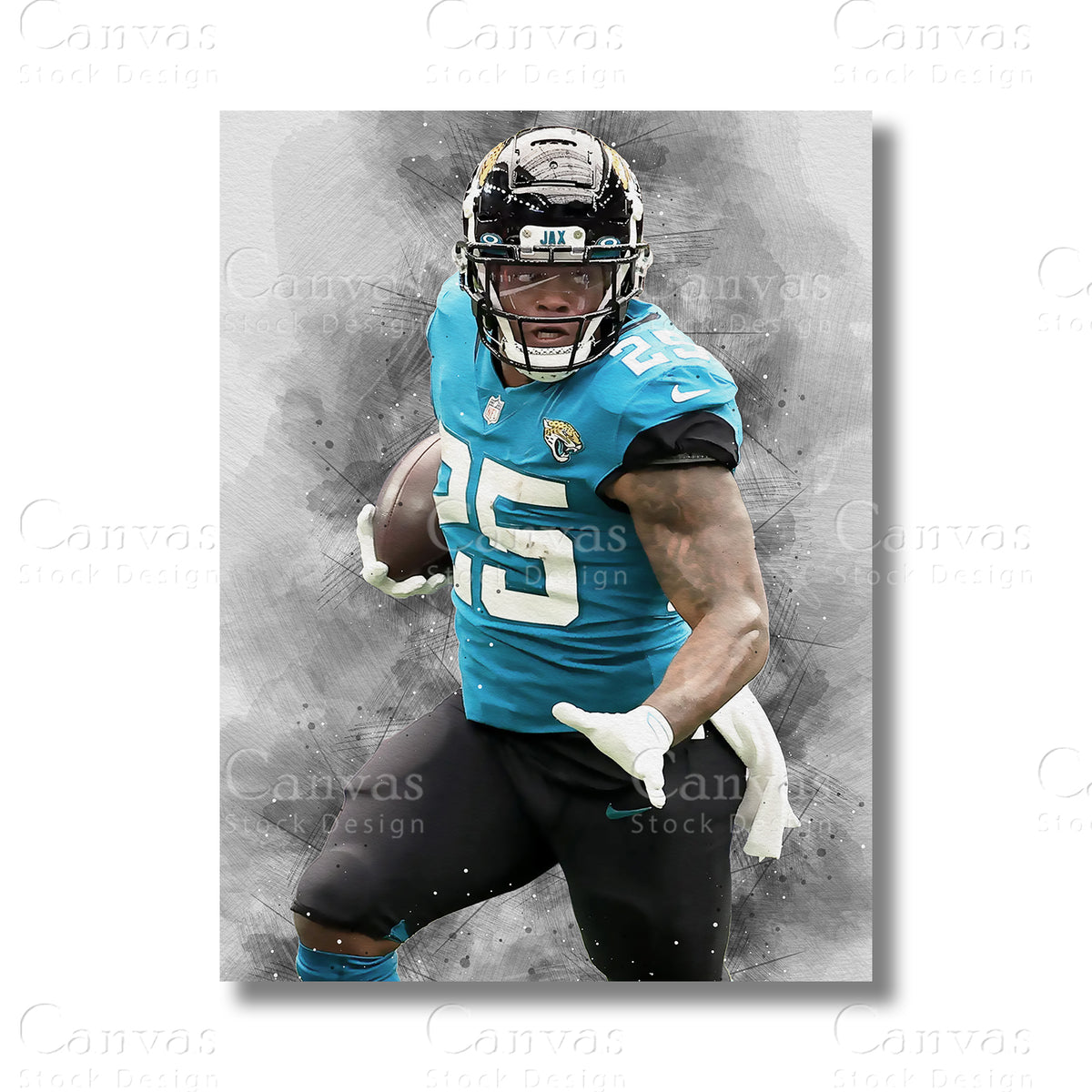 James Robinson canvas wall art for football enthusiasts