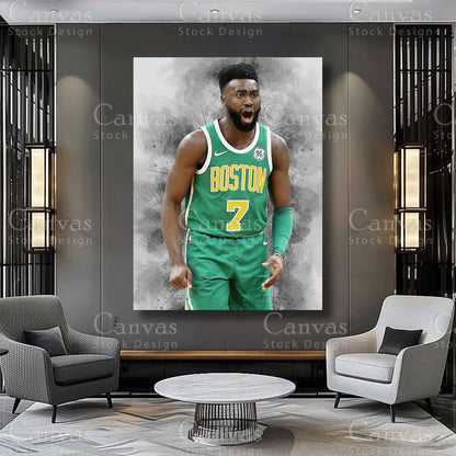 Jaylen Brown premium sports art