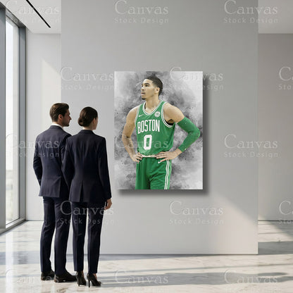 Jayson Tatum basketball player artwork