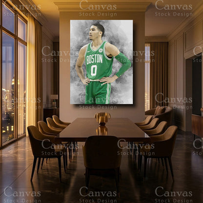Jayson Tatum framed wall art