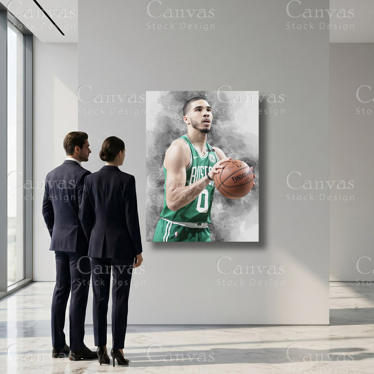 Jayson Tatum basketball wall decor