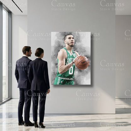 Jayson Tatum basketball wall decor