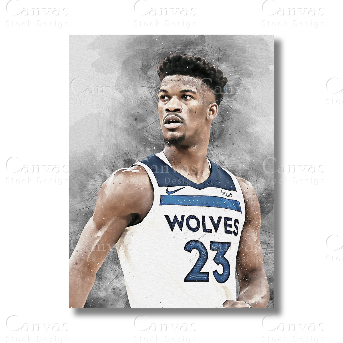 Jimmy Butler canvas wall art